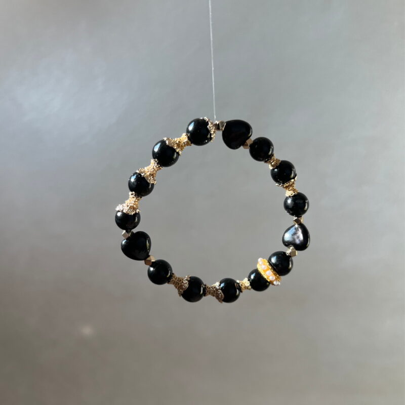 金糖｜Golden Sweet｜獨家設計系列｜金運石愛心金運石手鍊