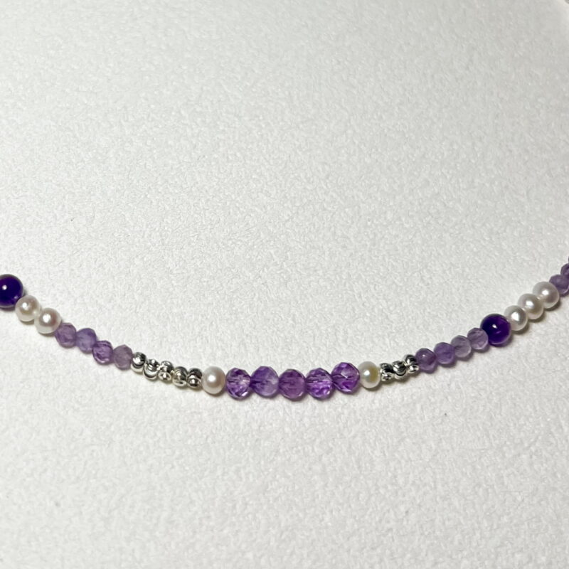 樹葡萄糖 Jabuticaba Candy｜糖果系列｜紫超七紫水晶淡水珍珠項鍊